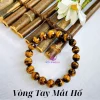 Vòng Tay Đá Mắt Hổ Vàng Nâu Tự Nhiên Phù Hợp Đeo Tay Nam & Nữ Mang Năng Lượng Tích Cực, Tài Lộc...