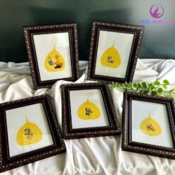 Tranh lá bồ đề phong thủy